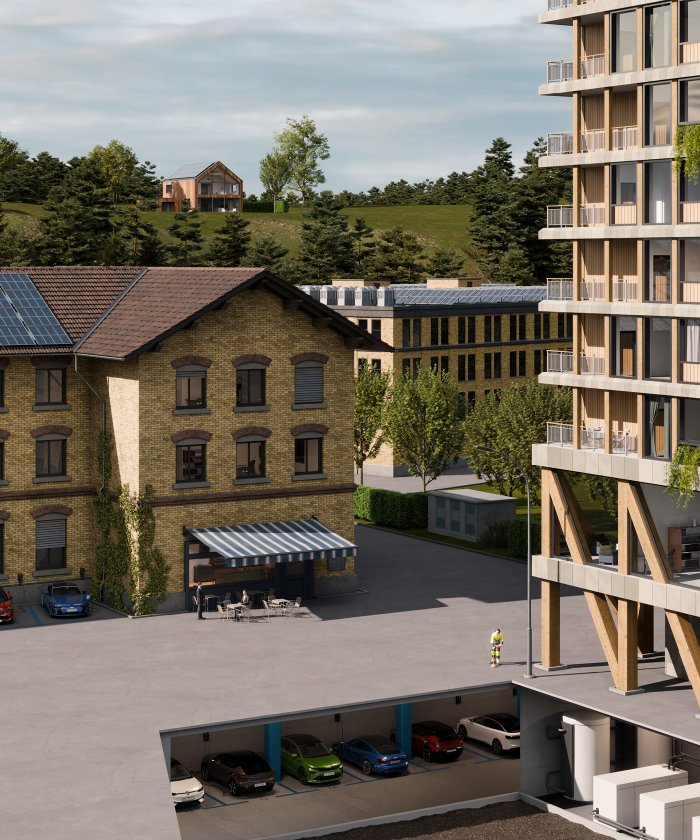 Passende Energielösungen für Mehrfamilienhäuser und Areale