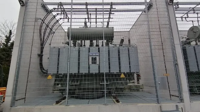 Einer der beiden 40-Megawatt-Transformatoren des Unterwerks Oberengstringen