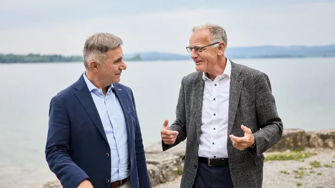 Tindaro Milone und Ueli Oswald