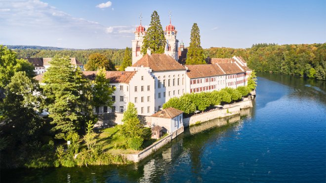 Bild: Die Klosterinsel Rheinau: ein besonderer Ort, der auch kulinarisch überzeugt