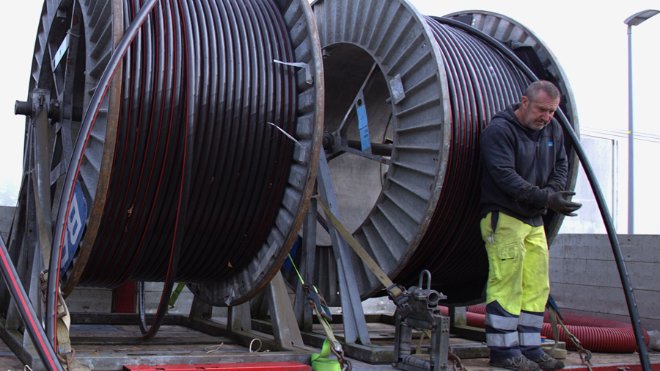 Alu-Mittelspannungskabel auf Bobinen