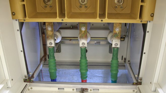 Kabelanschluss in der Anlage