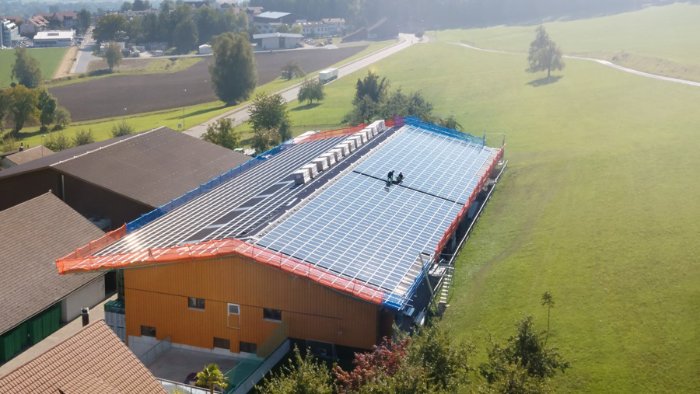 Solaranlage für Grossdach